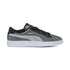 Sneakers nere e argento effetto glitterato con striscia laterale Puma Smash V2 Glitz Glam Jr, Brand, SKU s354000034, Immagine 0